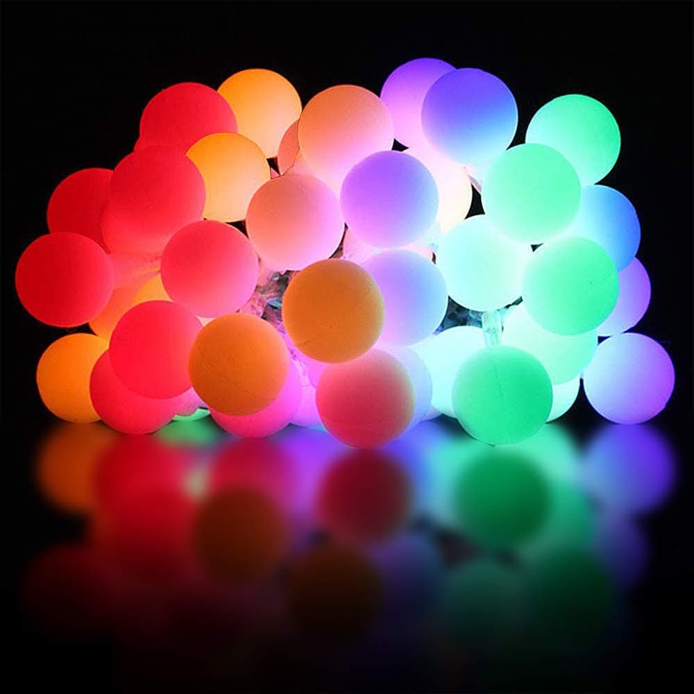 5 Meter 50 LED Copper Wire USB Powered 4 Colors Led Fairy String Ball Lights Ideal for Home Decorations, Bedroom Decorations, Christmas Tree