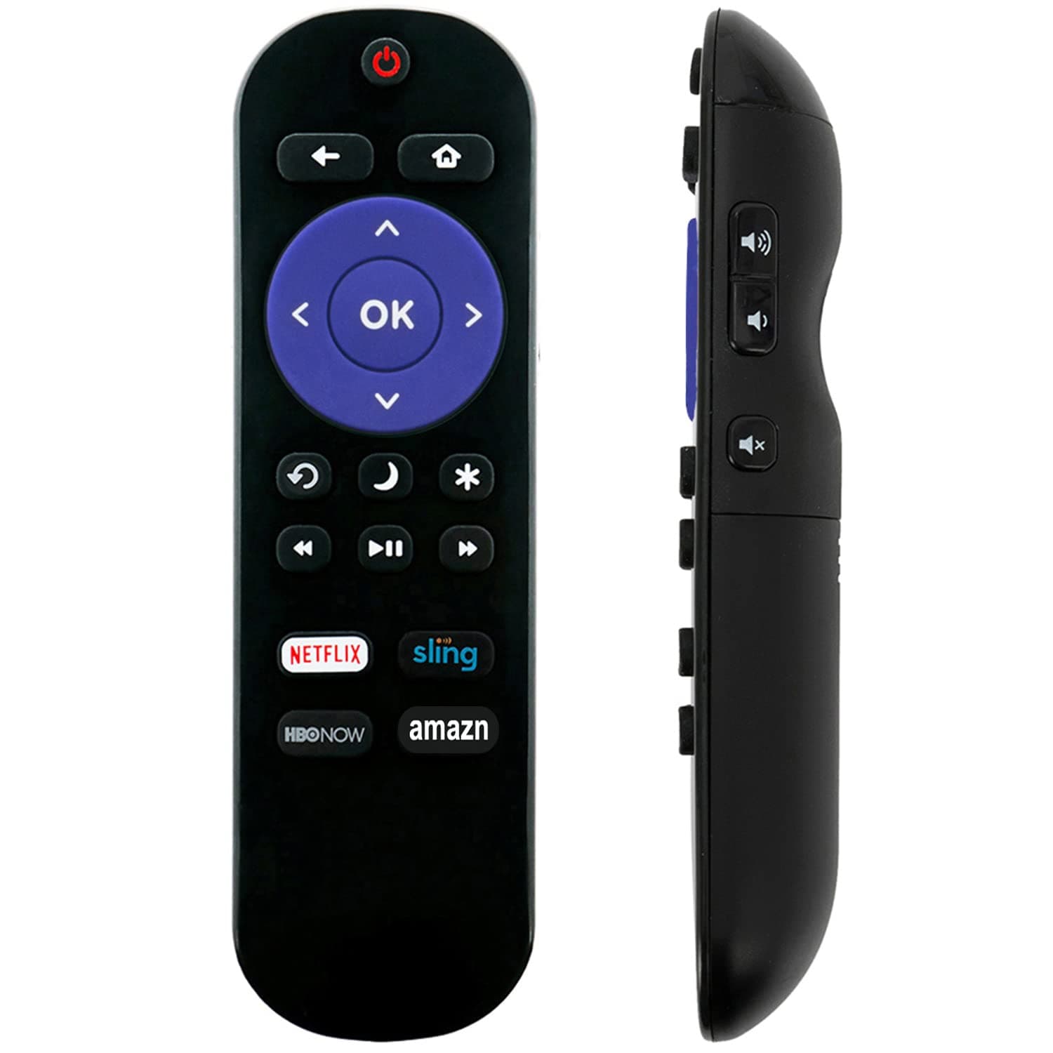 LC-RCRUS-17 Replacement Remote Control Applicable for Sharp Roku Smart TV LC50LB481U LC32LB481U LC43LB481U LC55LB481U LC-50LB481U LC-32LB481U LC-43LB481U LC-55LB481U