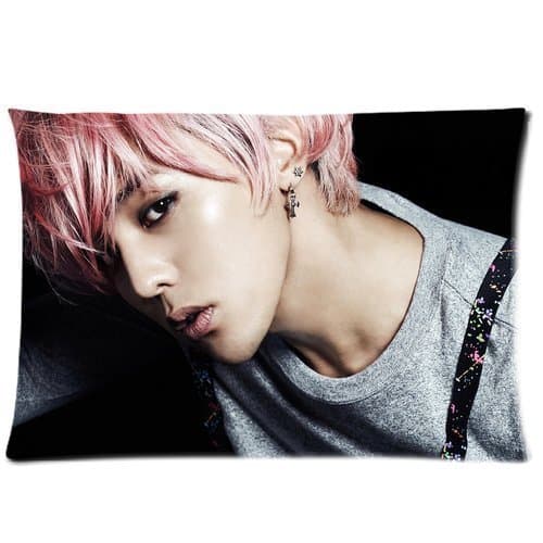 Comfort Home Style Custom Generic G-Dragon Pattern Design Zippered Pillow Case Cover Two Sides 20"x26"