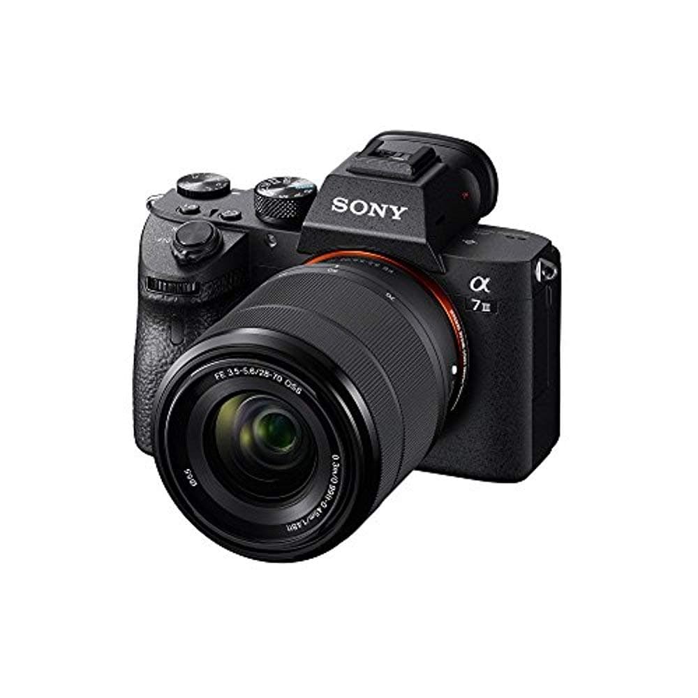 a7 III (ILCEM3K/B) Full-frame Mirrorless Interchangeable-Lens Camera with 28-70mm Lens with 3-Inch LCD, Black