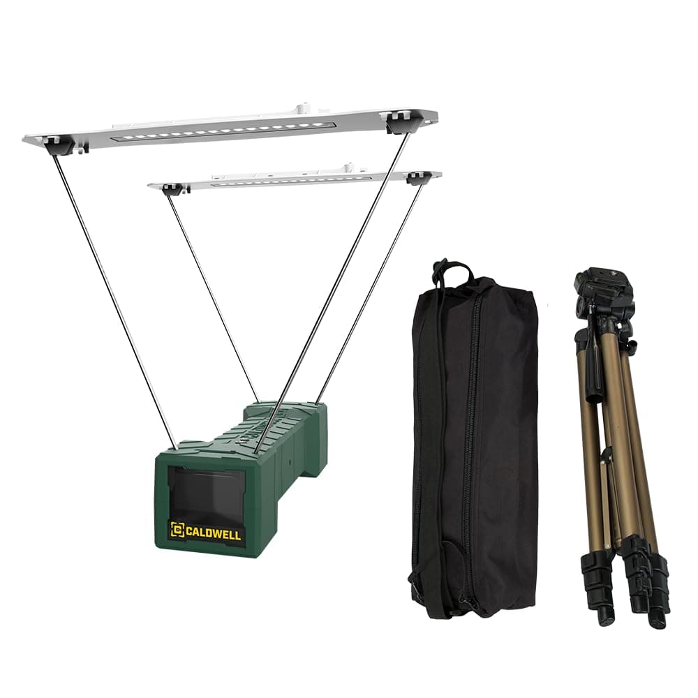 Caldwell Ballistic Precision Chronograph Kit, MPS and FPS Reading with Adjustable Tripod, LED Light Kit, and Carry Case for Shot Velocity Testing on Firearms, Archery, Airgun, and Paintball