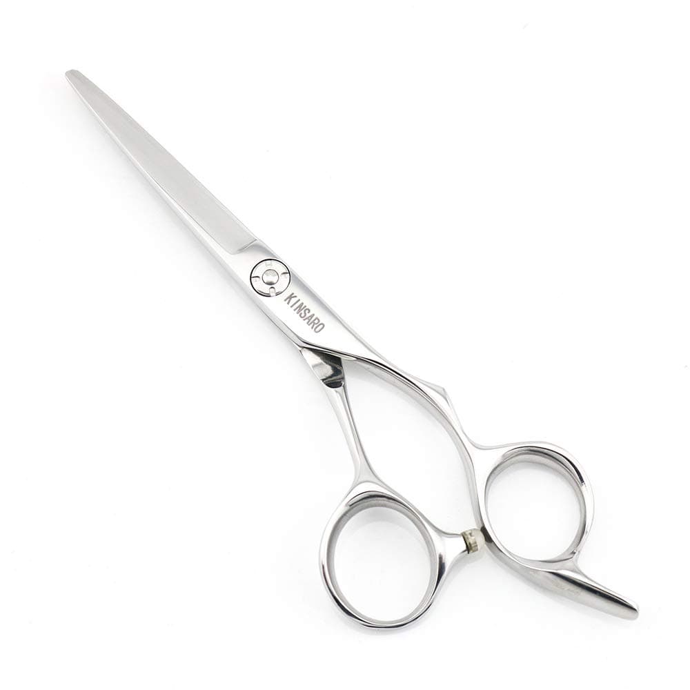 5.75" Hair Cutting Scissors Professional Barber Shears Hair Cutting Scissors Sharp Haircut Shears Convex blade Razor Edge 440c KINSARO for Hairdresser Barber or Home Use