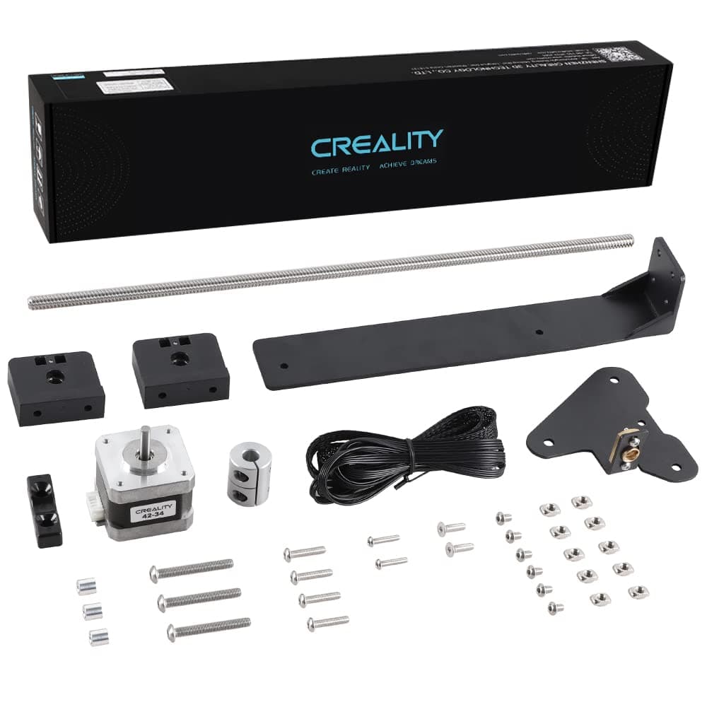 Creality Official 3D Printer Ender 3 Dual Z-Axis Upgrade Kit With Lead Screw, Metal Power Supply Holder And Stepper Motor, Ugrades For 3, Pro, V2