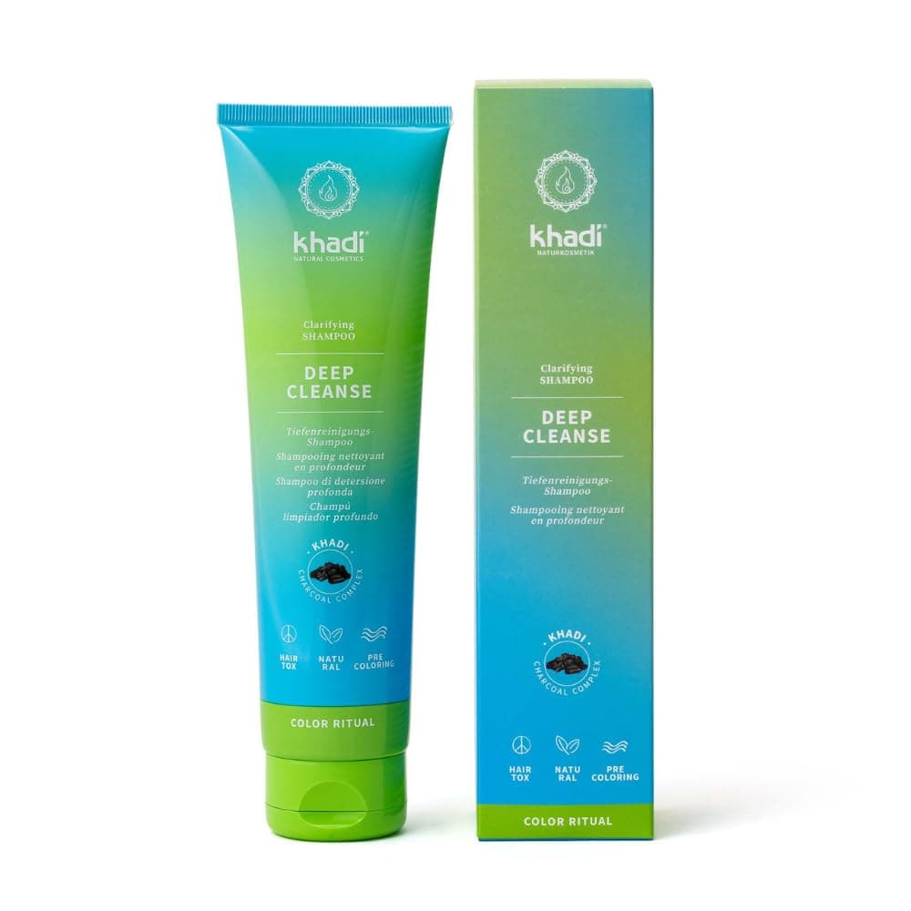 DEEP CLEANSE Ayurvedic Clarifying Shampoo - Intensive clarifying deep cleansing of hair & scalp - 100% natural & silicone-free - 5 fl oz