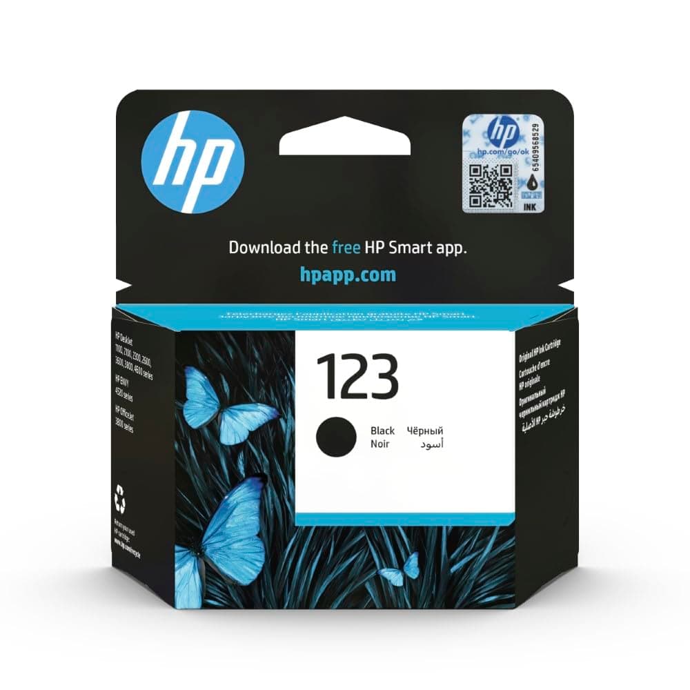 HP 123 Black Original Ink Cartridge