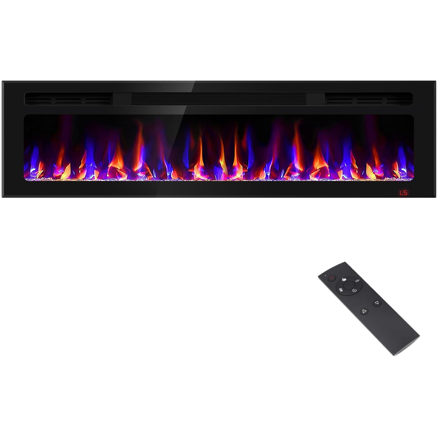 60" Electric Fireplace