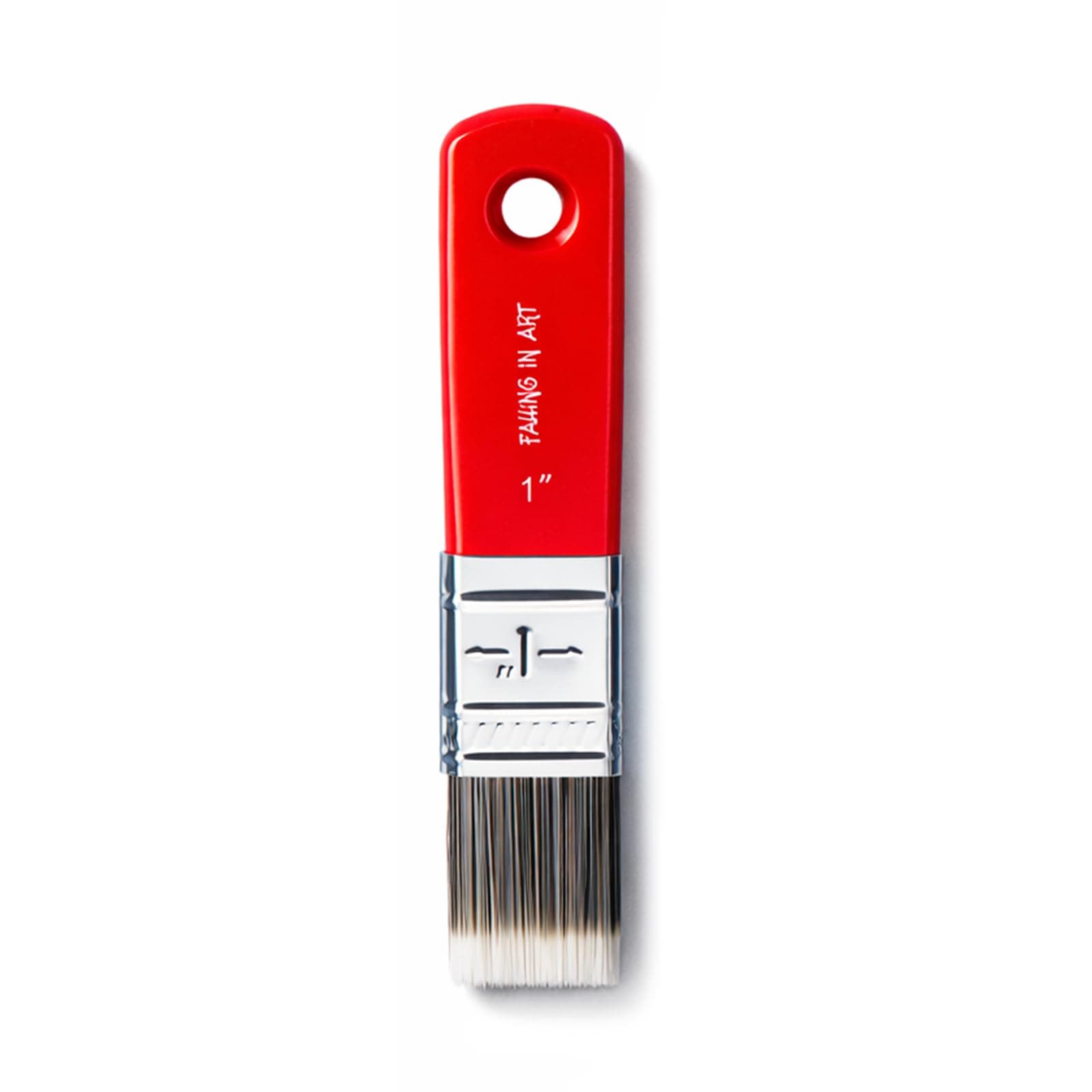 Falling in Art Flat Paddle Paint Brush, Scale Brush for Oil and Acrylic Paints,1 Inch