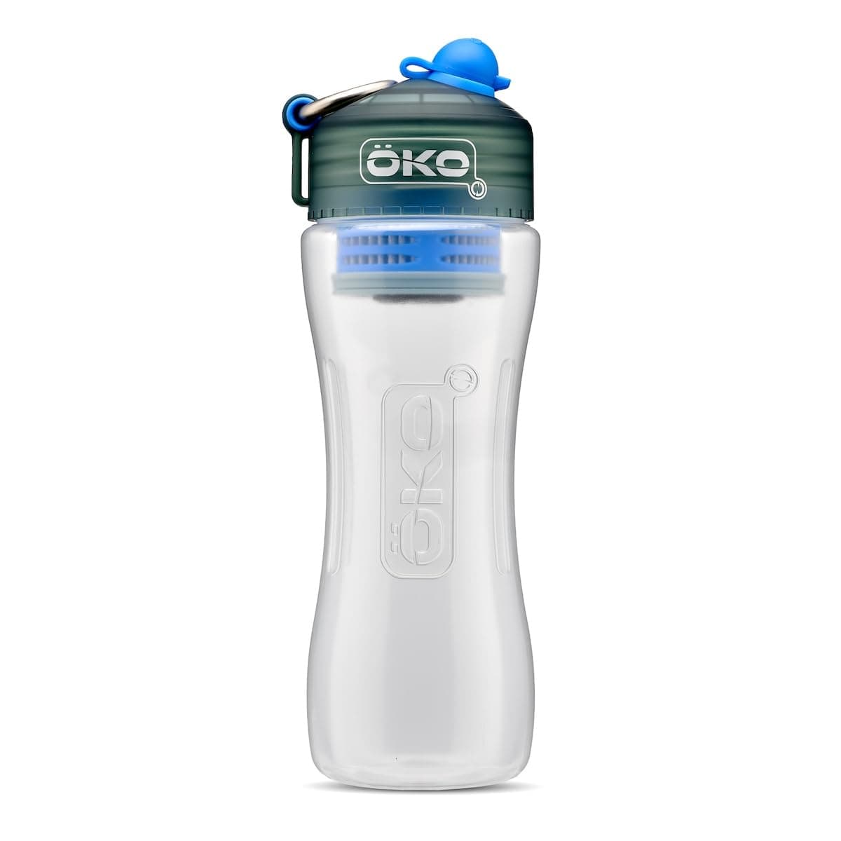 OKO Advanced Water Bottle with Filter Derived from NASA Technology, Filtered Water Bottle for Travel/Outdoors & Home, Water Filter Bottle for Harmful Contaminants (650 ML, Arctic)