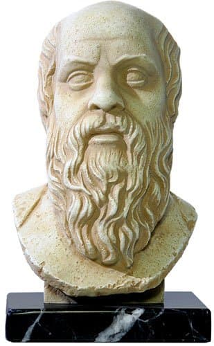 Socrates Greek Philosopher Marble Bust