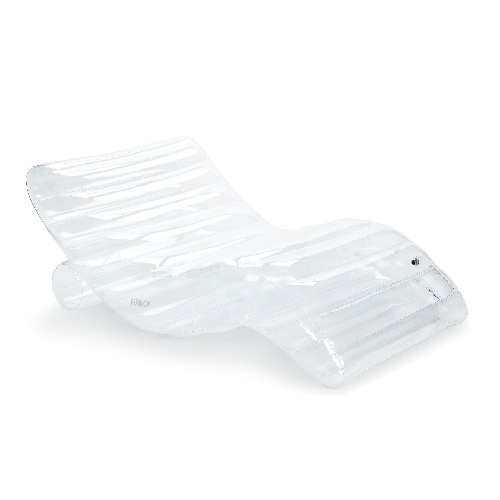- Giant Super Clear Chaise Lounger Pool Float, 1-2 Person Size