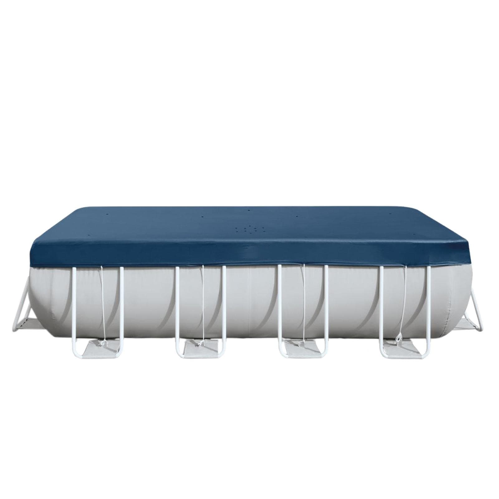 10 Pcs Rectangle Pool Cover - Folding Pool Cover Swimming Pool Dust Cover | Pool Cover for Steel Pro Pool Paddling Pool Zebroau