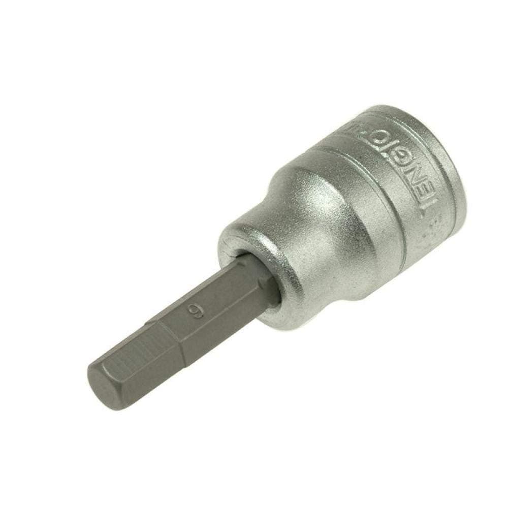 Teng M381506 S2 6mm 3/8-inch Hex Socket Bit Drive
