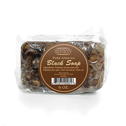 Pure African Black Soap - 6 oz.