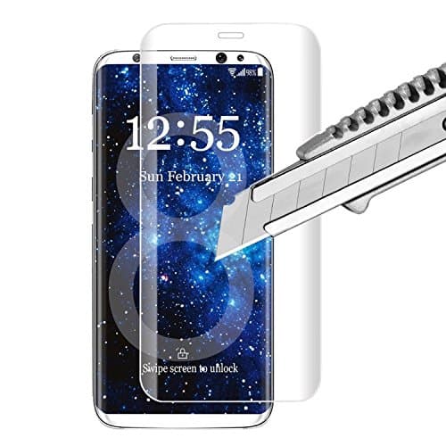 Galaxy S8 Plus Screen Protector, Caketi 3D Full Cover Curved Tempered Glass Screen Protector for Samsung Galaxy S8 Plus