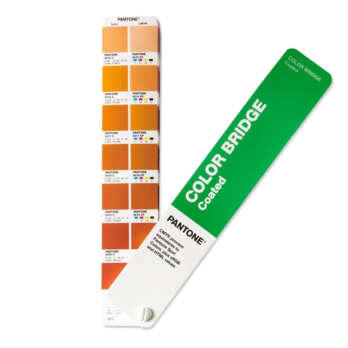 Pantone GG6103B Bridge Guide - Coated formula reference fan deck in a chromatic colour arrangement