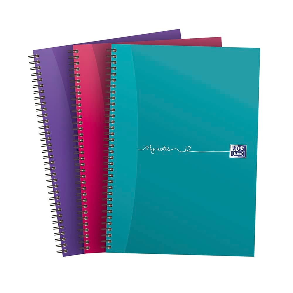 Oxford My Notes Notebook, Assorted Colours, A4