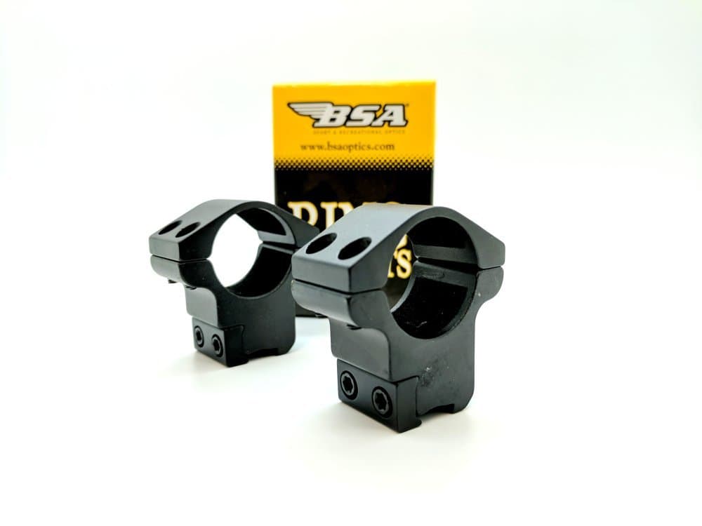 BSA 2 Piece Medium 1" Mounts DHMR