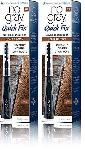 No Gray Quick Fix Instant Touch-Up for Gray Roots (Set of 2, Light Brown)