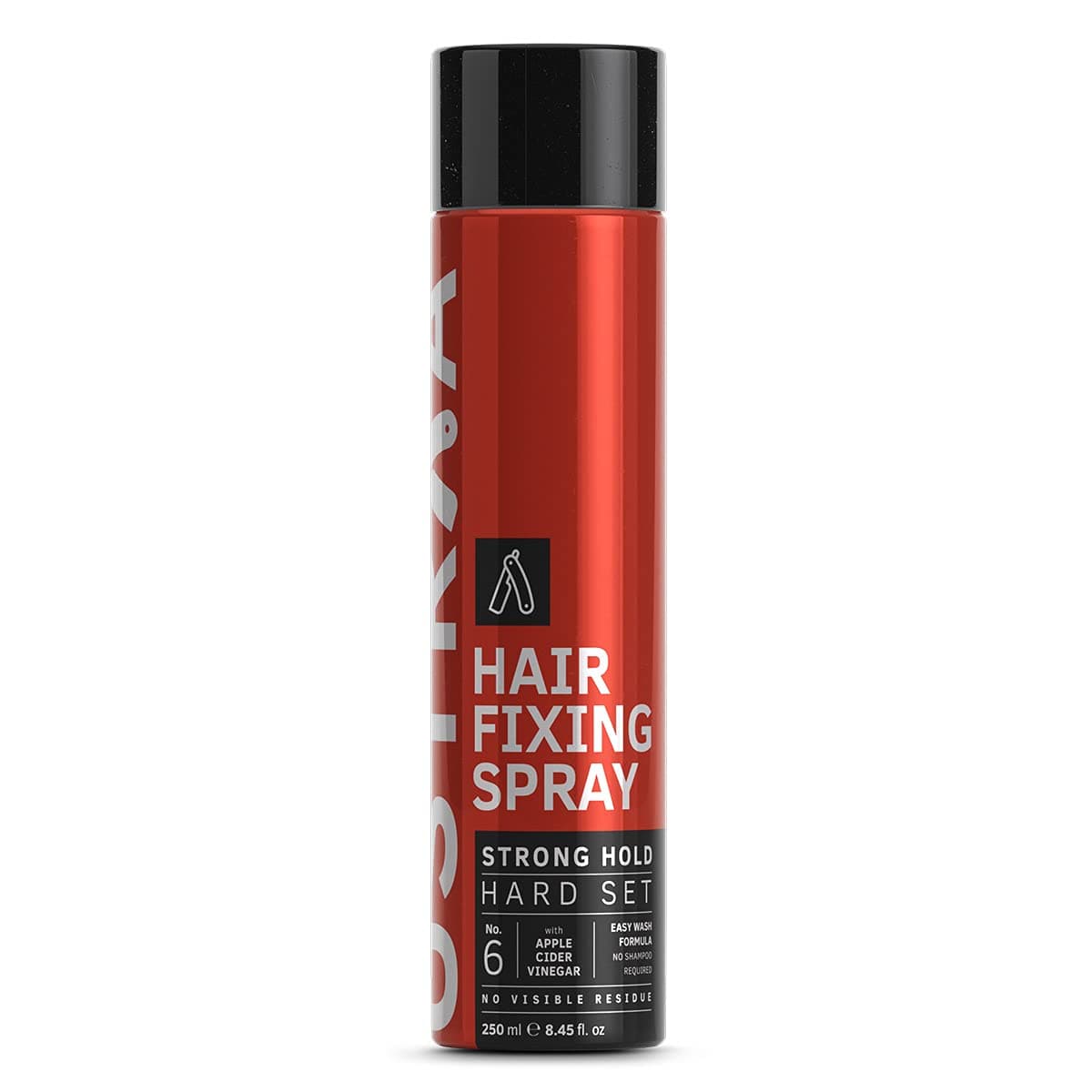 USTRAA Hair Fixing Spray - 250 ml – Strong Hold Hair Spray | Extreme Hold | Adds Shine to Your Hair | Even Coating with finer spray | Ideal for longer hair length
