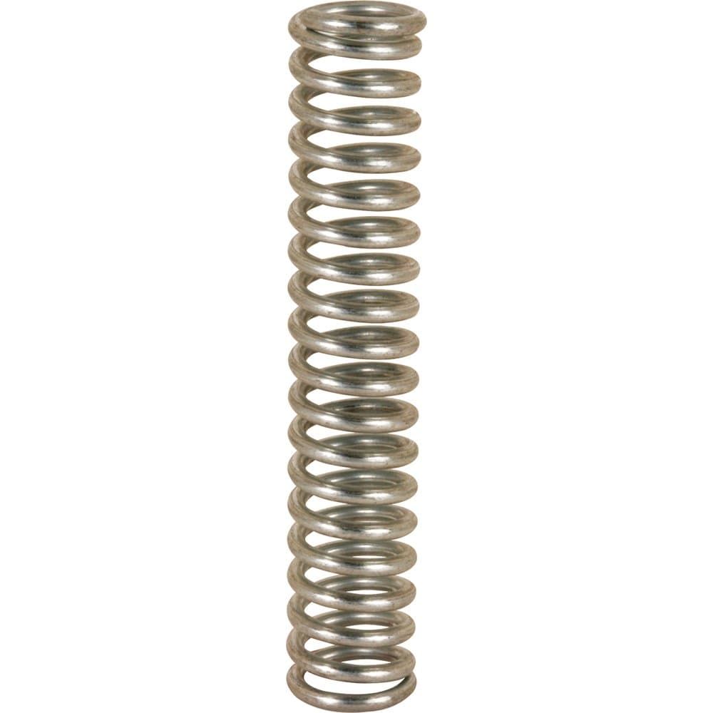 Prime-Line SP 9710 Compression Spring, Spring Steel Construction, Nickel-Plated Finish, 0.072 GA x 1/2 In. x 2-3/4 In. (2 Pack)