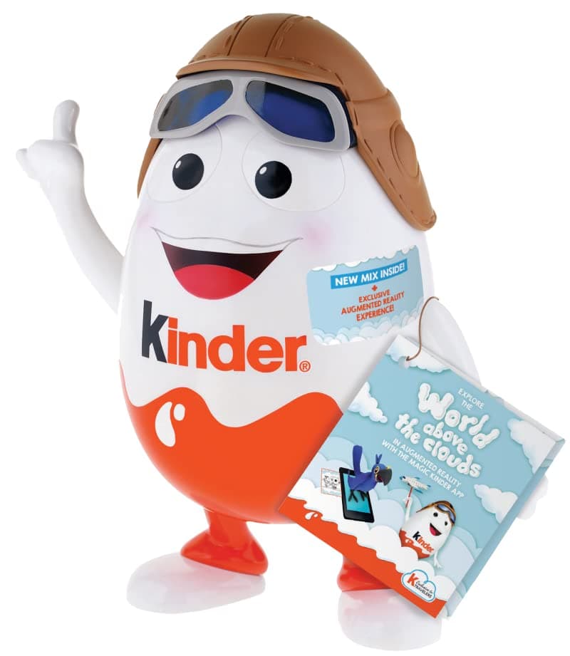 Kinder Chocolate Surprise 7 Eggs Inside Fine Milk Chocolate Shell With Milky White Chocolate 7 - 20 Gram (140 Gram) (Imported)