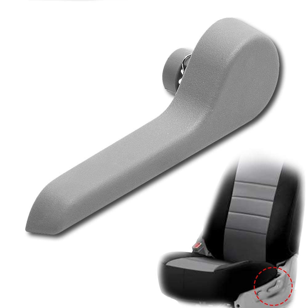 BASIKER Gray Driver Seat Adjuster Lever Handle for 2007-2014 Chevy Silverado GMC Sierra Yukon GM-2511A-FL Grey
