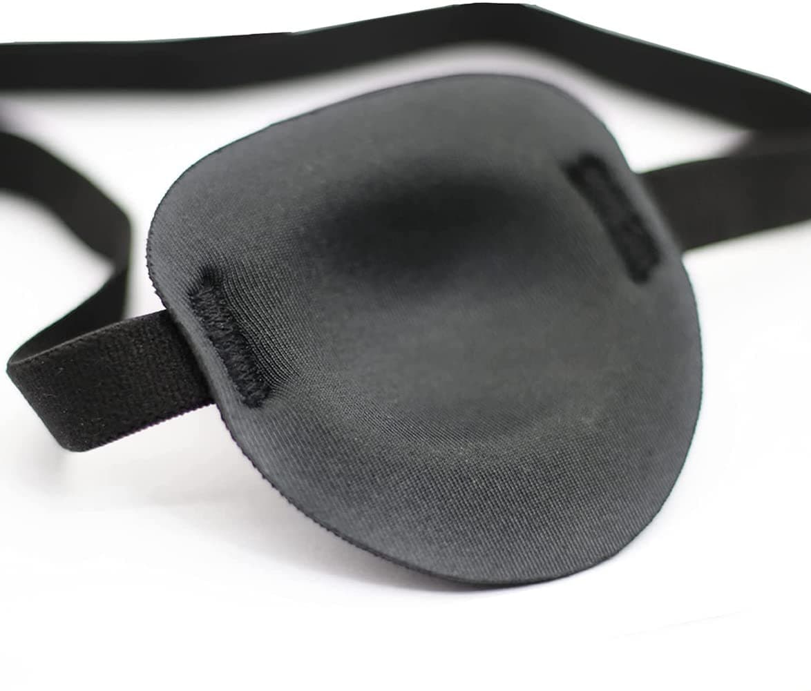 Eye Patch for Adult Adjustable Eye Patch for lazy eye (Black)