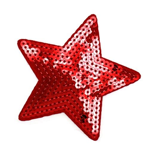 Summerz Star Patch Glitter Sequins Applique Sew/Iron-on