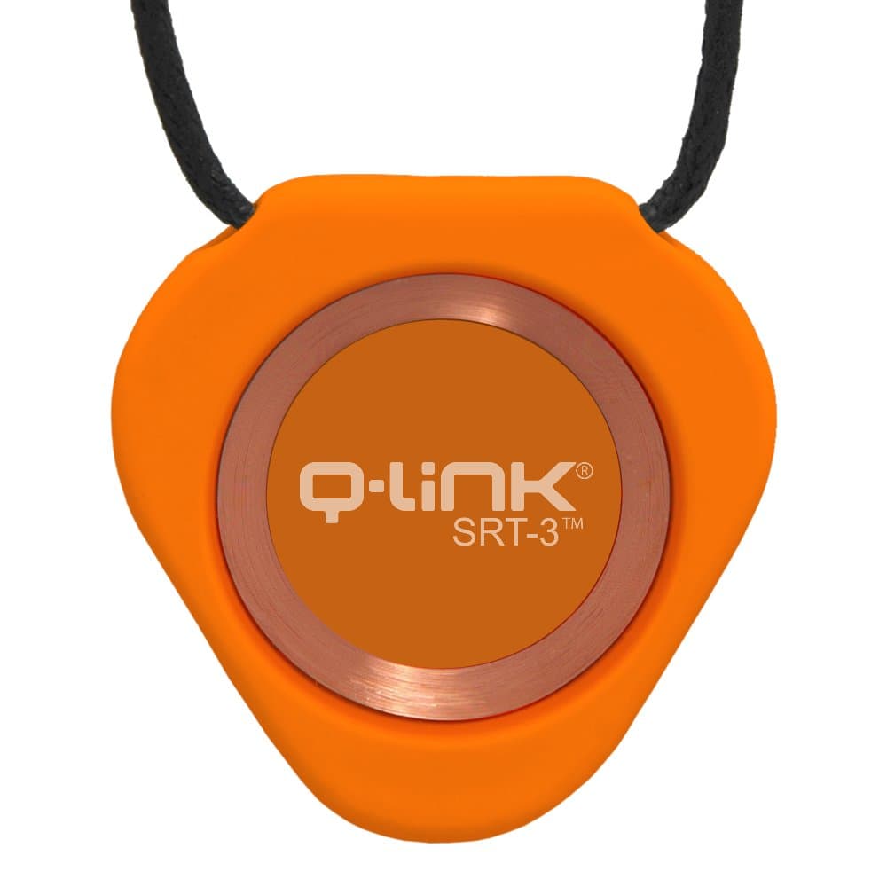– Q-Link Triangle Acrylic SRT-3 Pendant - Orange