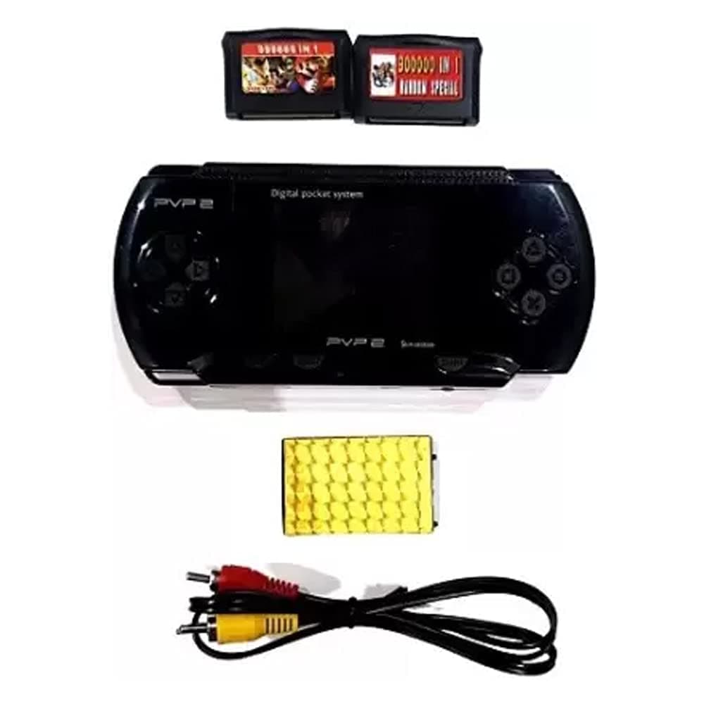 PVP 2 Game Station Light 3000 Handheld Video Game Console 16 bit games for Kids - Black