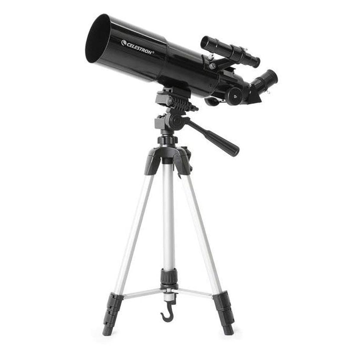 Travel Scope Portable Refractor Telescope Black 80 with Backpack