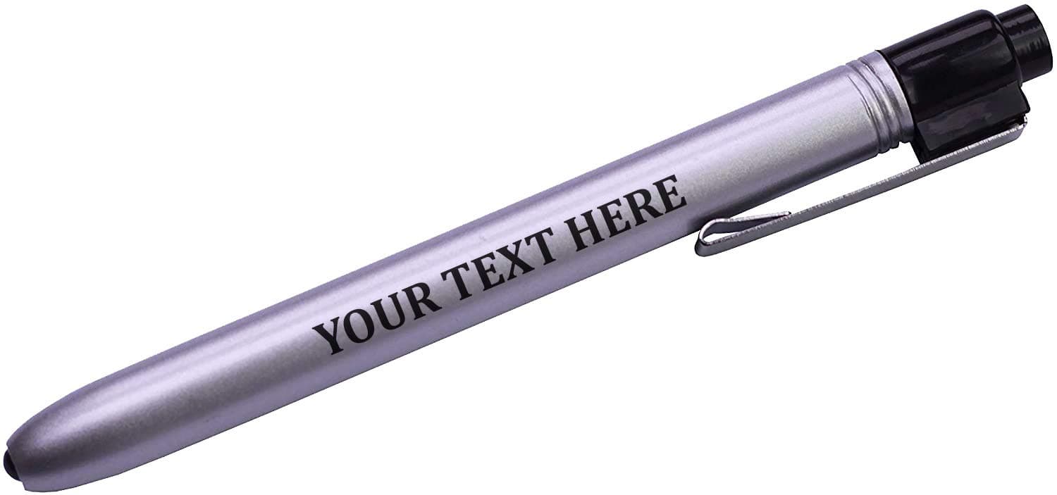 Personalised Diagnostic Medical Penlight Torch Silver