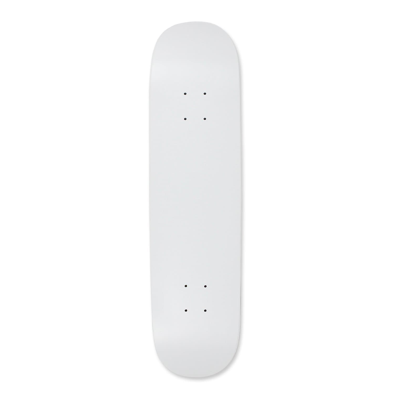 Moose D067 Blank Skateboard Deck, Dipped White, 8.5"