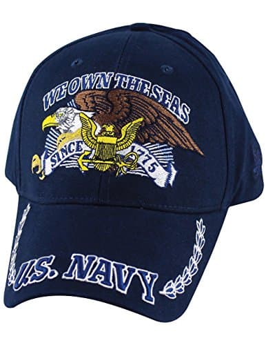 U.S. Navy Hat / USN "We Own the Seas" Eagle Baseball Cap