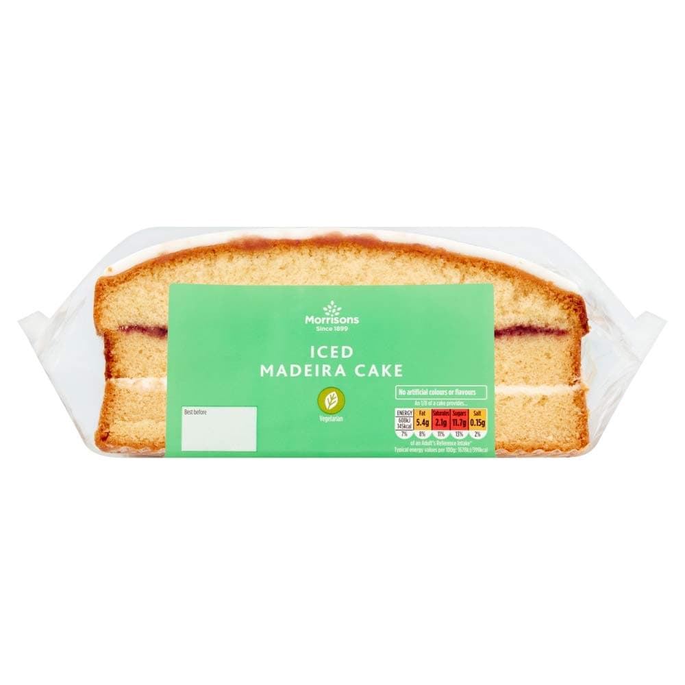 Iced Madeira Slab Cake