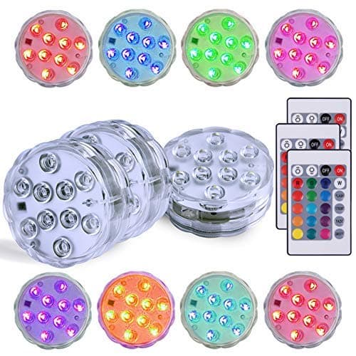 Homemory Submersible LED Lights (3 Pack)