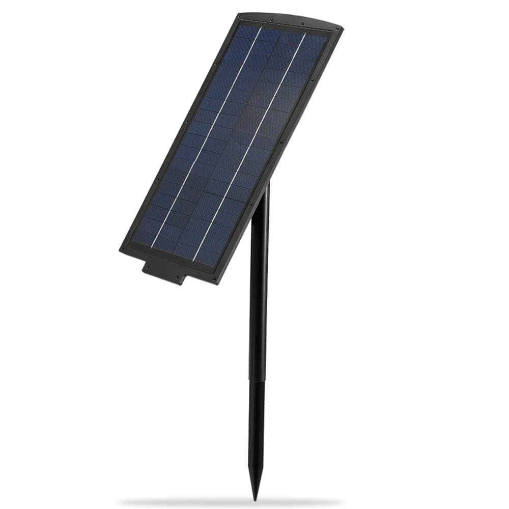 Solar Panel, DC12V Output Dusk to Dawn 2 Charging Modes IP65 Waterproof Solar Cell Panel with Female and Male Connectors Only for FVTLED Deck, Step, Lawn, Strip, String Lights