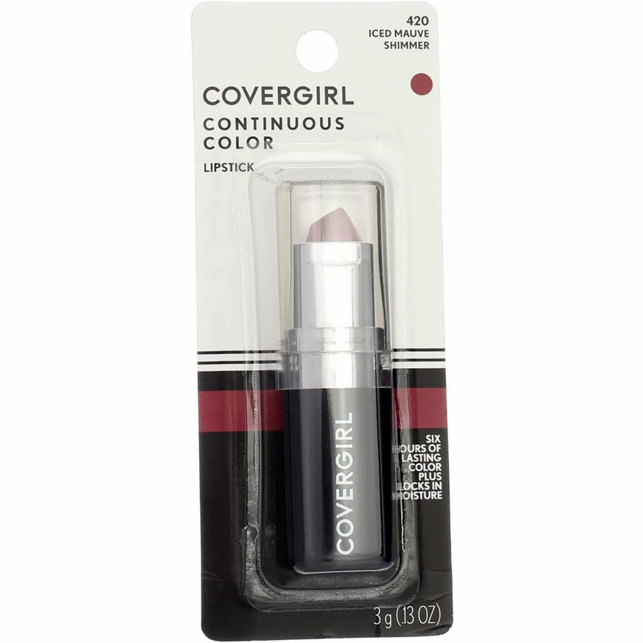 Continuous Color Lipstick, Iced Mauve