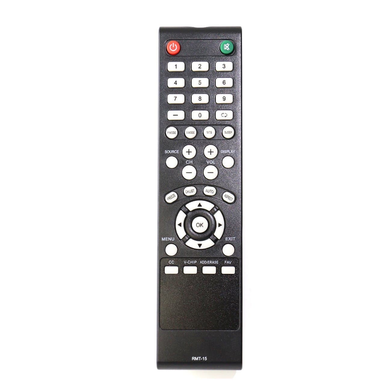 RMT-15 Replace Remote Control fit for Westinghouse TV LD-4080 LD-4070Z LD-4055 LD-4065 LD-5580Z VR-3730 VR-3226 AIDITIYMI