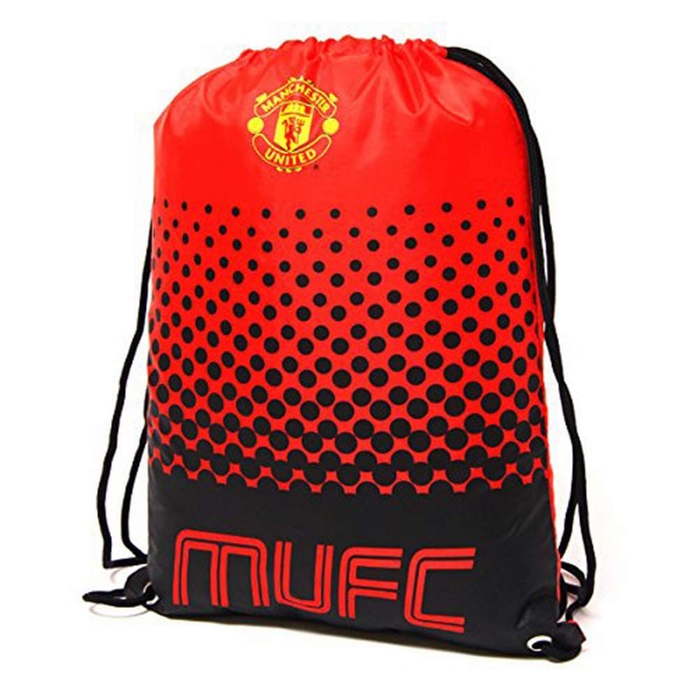 MUFC Children's Unisex Drawstring Bag, Red
