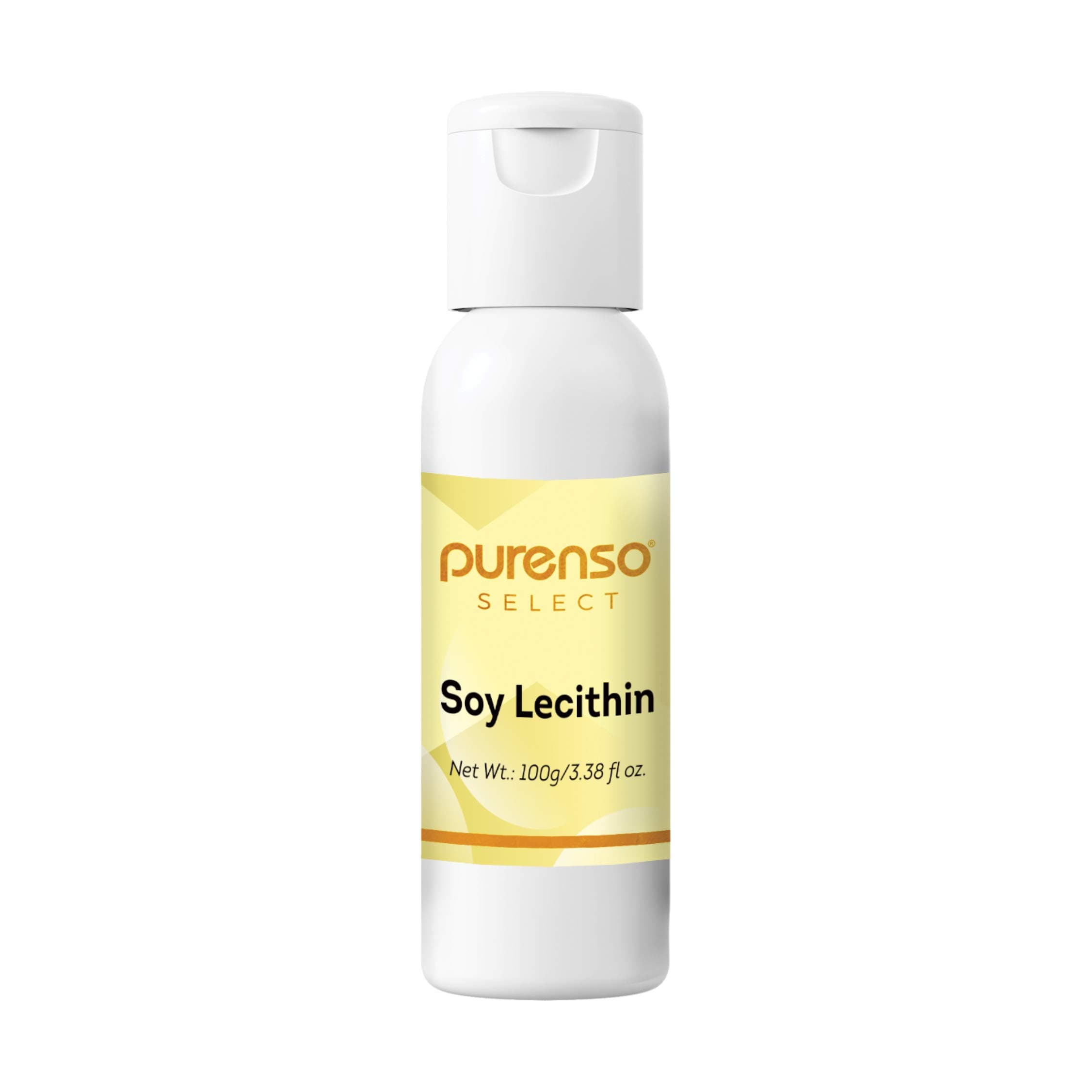 Purenso Select - Soy Lecithin Liquid, 100g (Soya lecithin | Emulsifier | Thickener | Stabilizer | Natural Additive | Add to Cosmetic products)