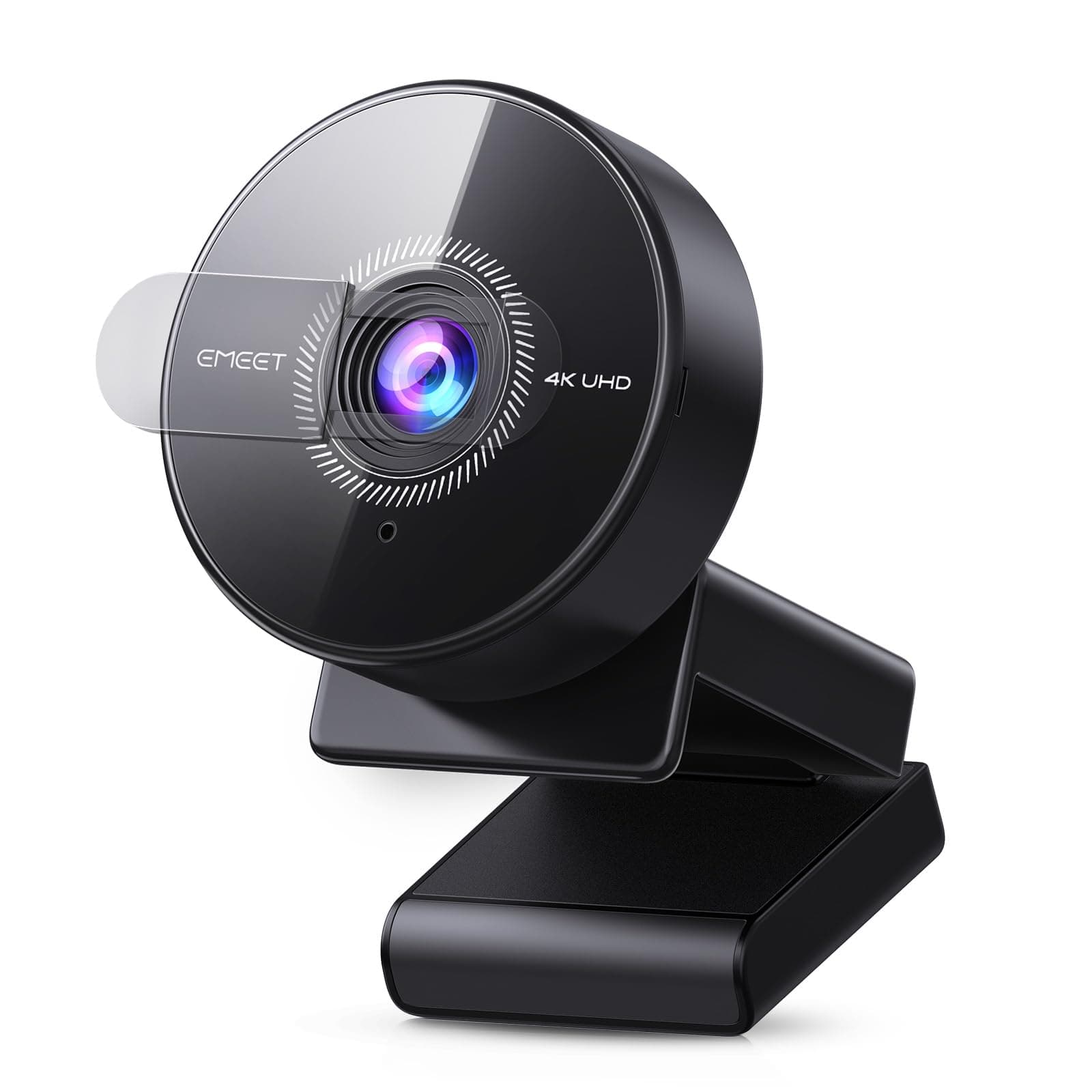 eMeet C950 4K Webcam for PC - 8 Megapixels UHD, PDAF Autofocus, Noise-Canceling Mic, 70° FOV, 1080P@60FPS, Privacy Cover, USB 2.0 Plug & Play, Ideal Camera for Zoom/Teams/Skype/Google Meet