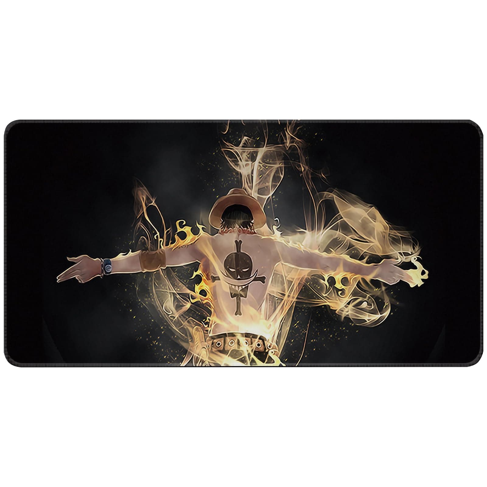 One Piece Mouse Mat, One Piece Mouse Mat, One Piece Playmat, Anime Mouse Mat, XXL Anime Mouse Mat, Fan Item Gaming Mouse Mat, XXL Anime, Non-Slip Water-Repellent Mouse Mat, Anime, 90 x 40 cm, Large