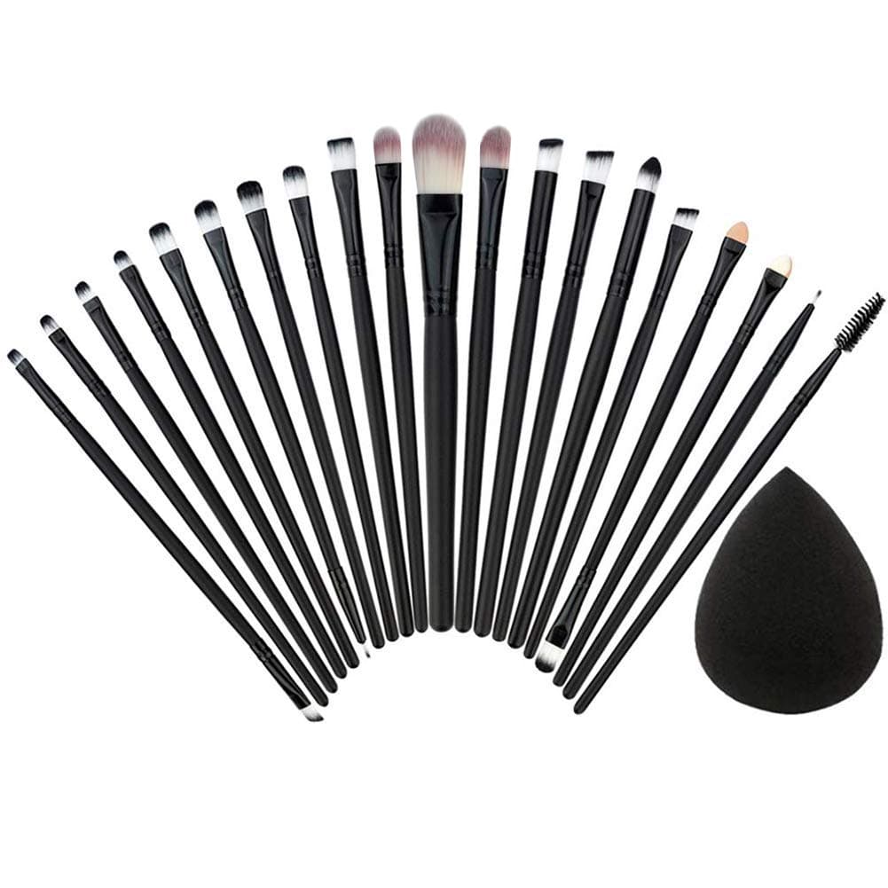 Easthost Makeup Brush Set Professional Makeup Brushes Kit 20 PCS with Makeup Sponge for Powder Liquid and Cream Foundation Concealer Eyeshadow Lip Blush Eyeliner Eyelash