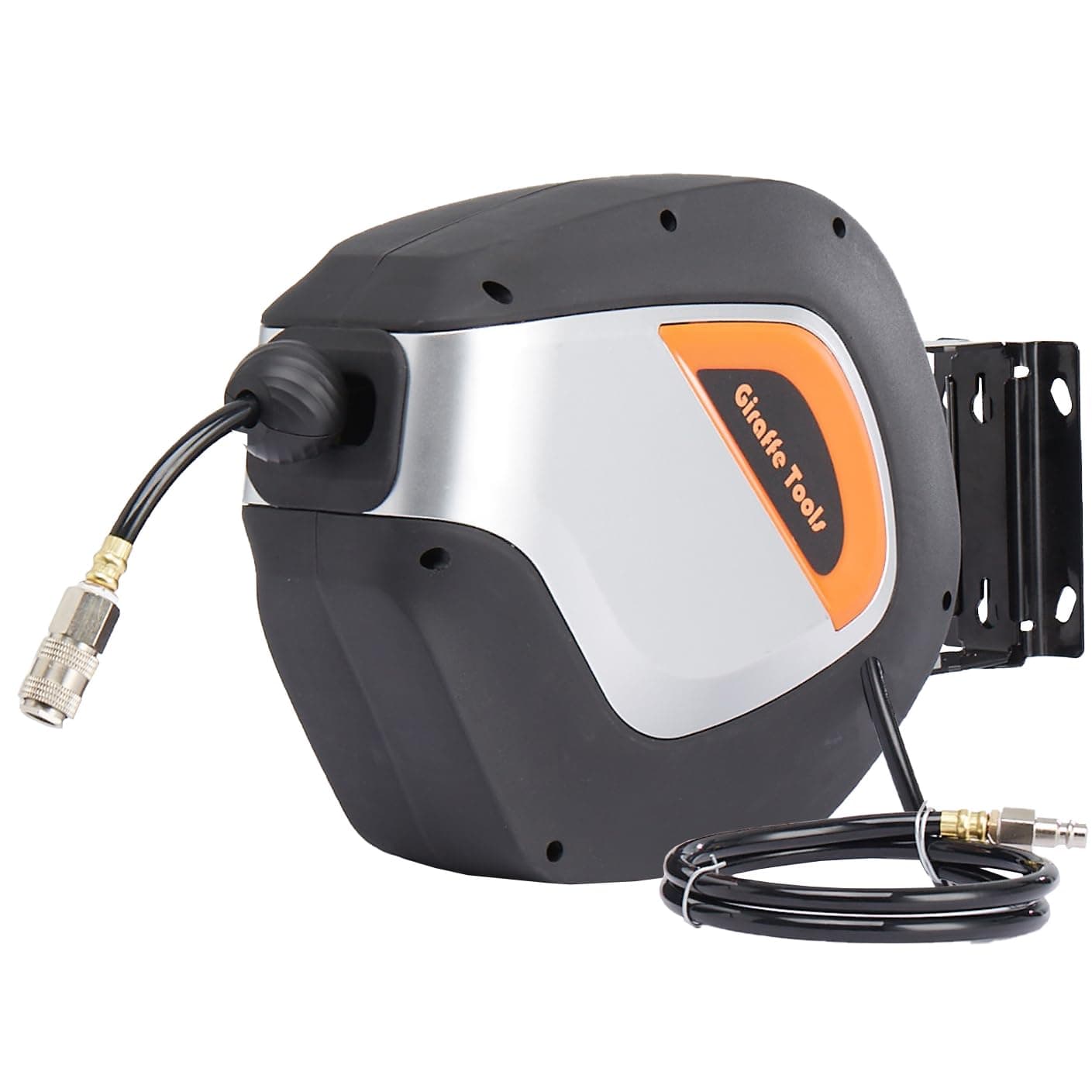 Giraffe Tools Retractable Air Hose Reel Wall Mount