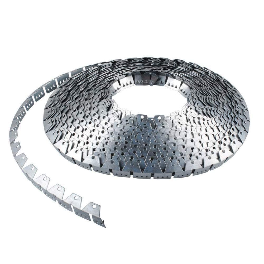 32 ft Three-Tooth Upholstery Flex-Grip Curve Ease Grip for Furniture, Chairs, Sofa Flexible Metal Tack Strip