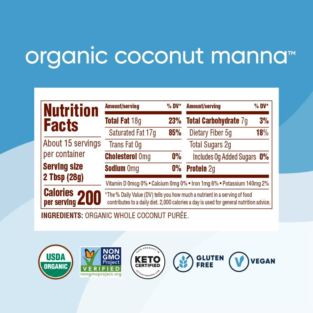 Nutiva - Organic Coconut Mana - 15 lb