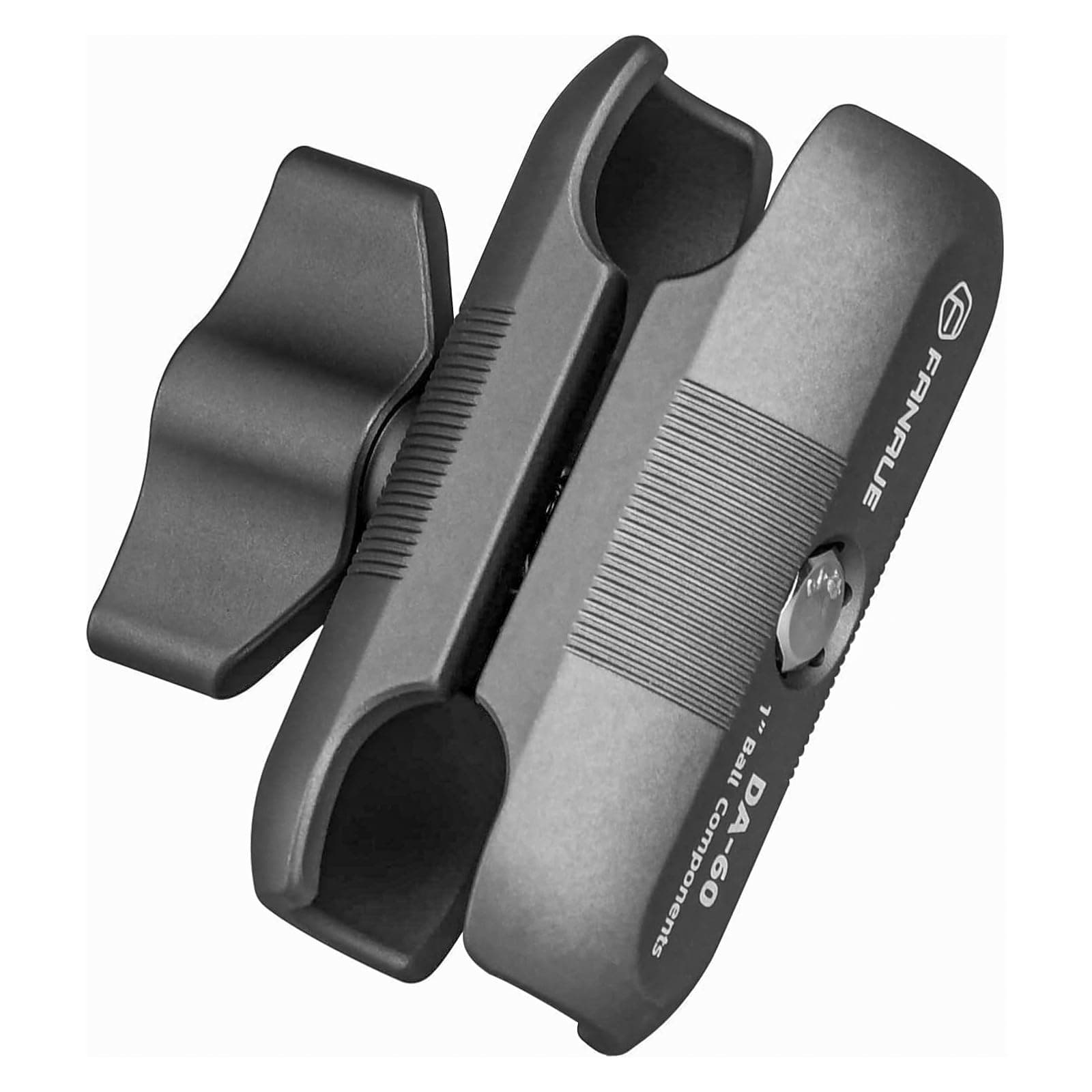 FANAUE Double Socket Arm Compatible with RAM Mounts B Size Ball Head and Bike Motorcycle Phone Holder, Fits Industry All Standard 1" Ball Adapters (DA-60)