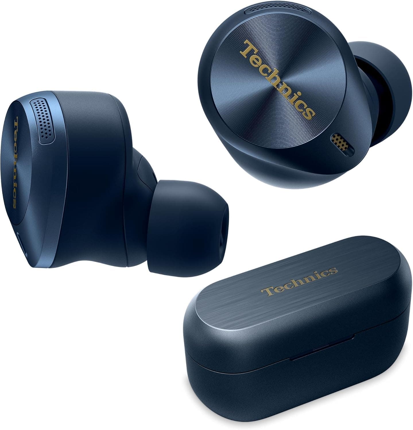 EAH-AZ80-A Premium Hi-Fi True Wireless Bluetooth Earbuds with Advanced Noise Cancelling - Midnight Blue