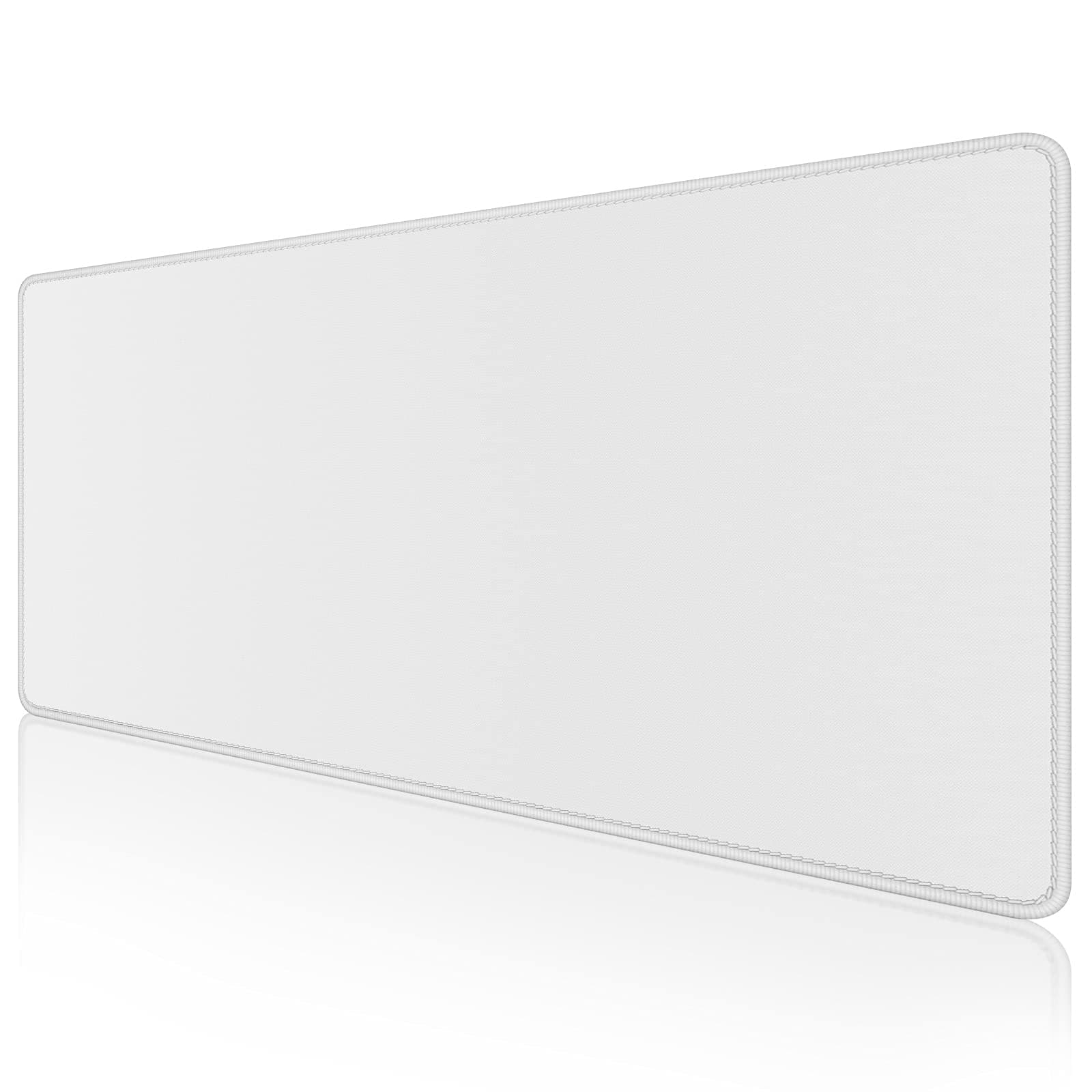 Dapesuom Large Gaming Mouse Pad, Extended Mouse Mat with Stitched Edges, Full Size Keyboard Pad with Non-Slip Base, Big XXL Computer Desk Mats for Gamer, Laptop, Office, 31.5 x 15.7in, Space Gray